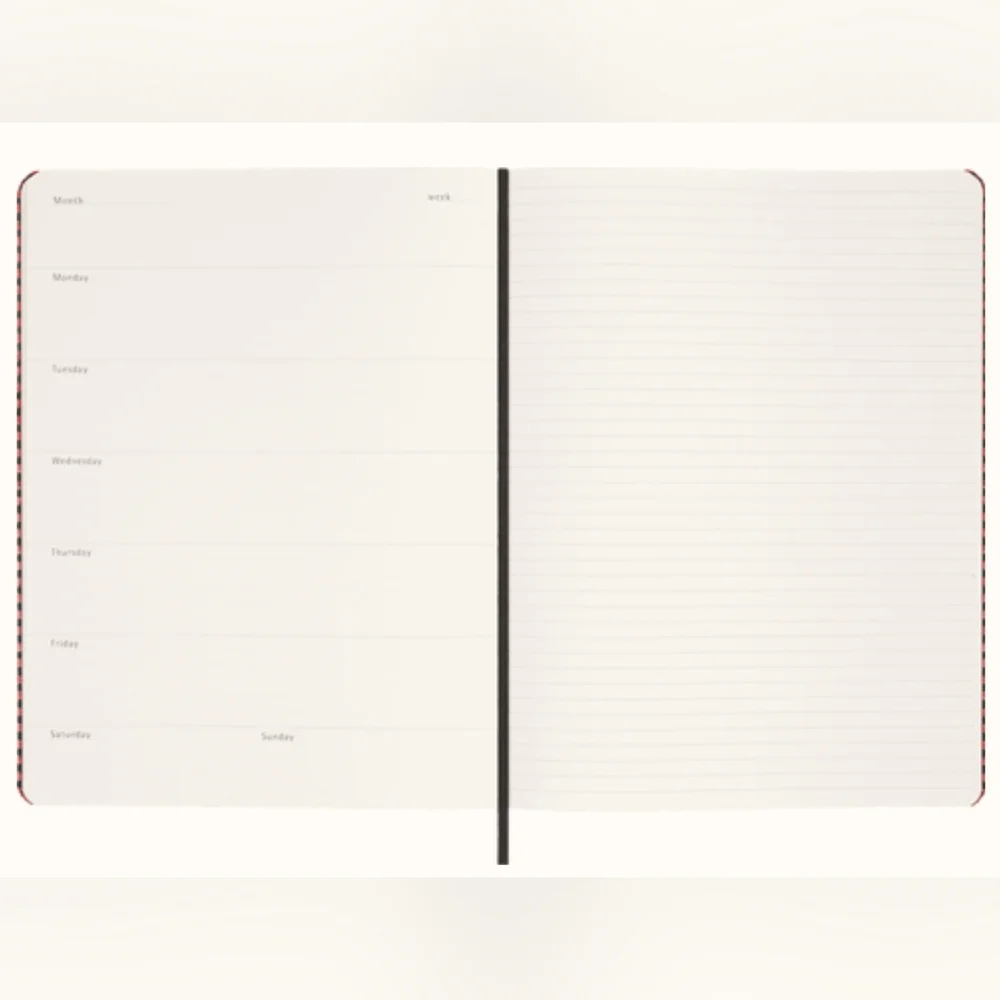 Moleskine Shine Collection Limited Edition Undated Planner Set Red Sealed Rare